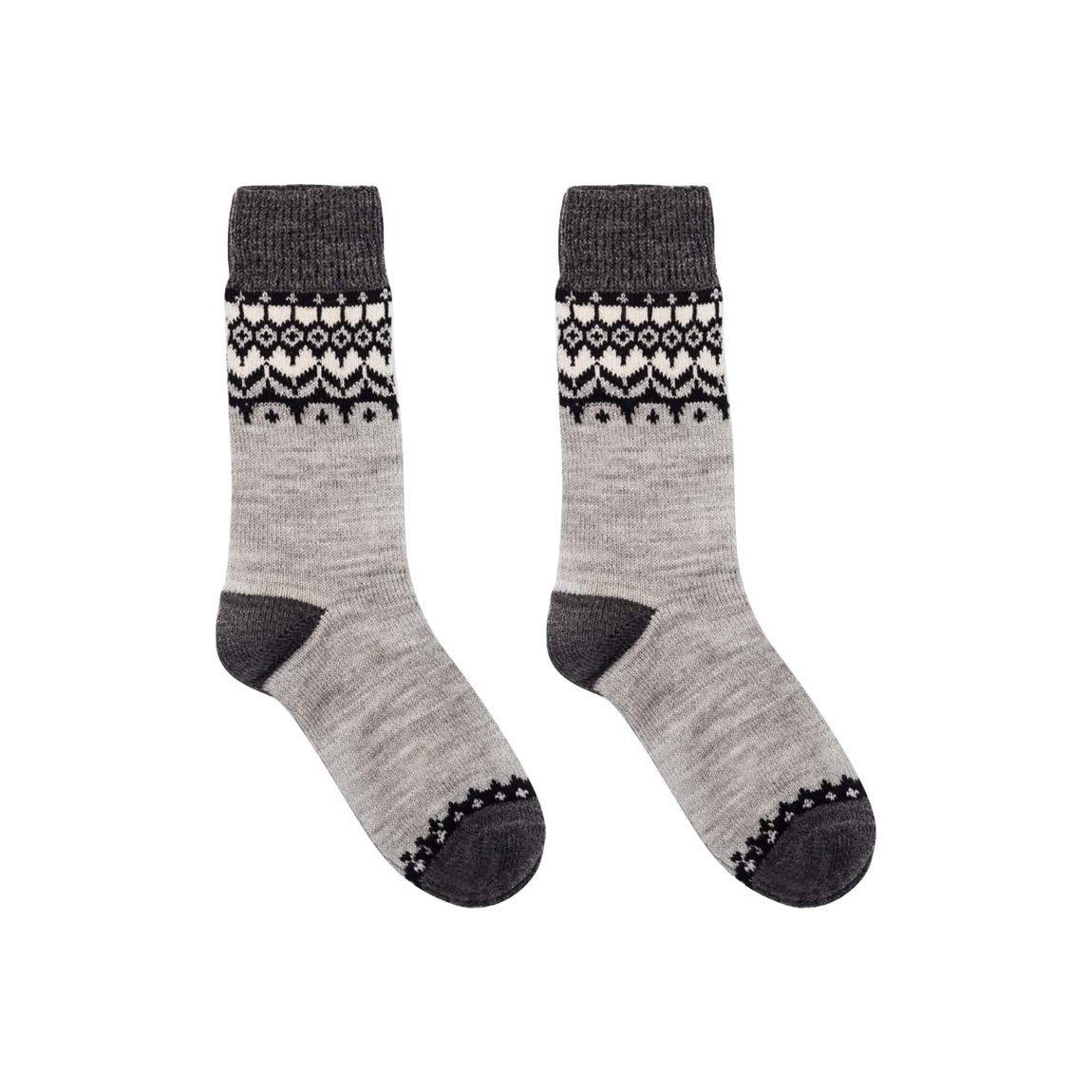 Nordic Socks Merino Wool in PERFORM™ (Jorunn - Ash) - Unisex
