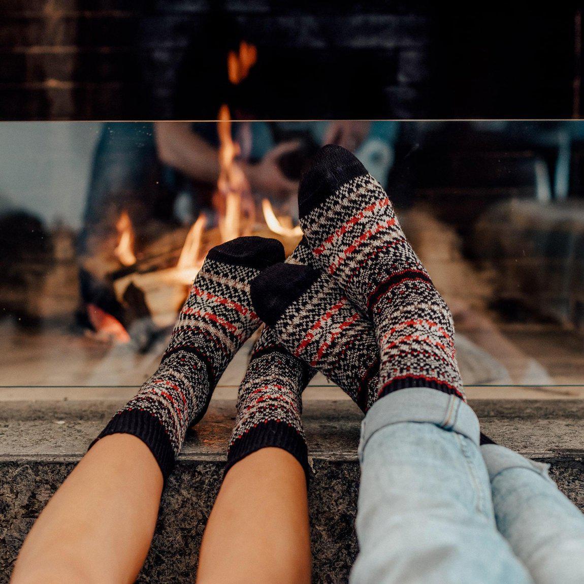 Nordic Socks Merino Wool in PERFORM™ (Sigrid - Denim) - Unisex