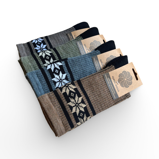 Nordic Wools HIKE™ Merino Wool Tough Socks (Grey) - Unisex