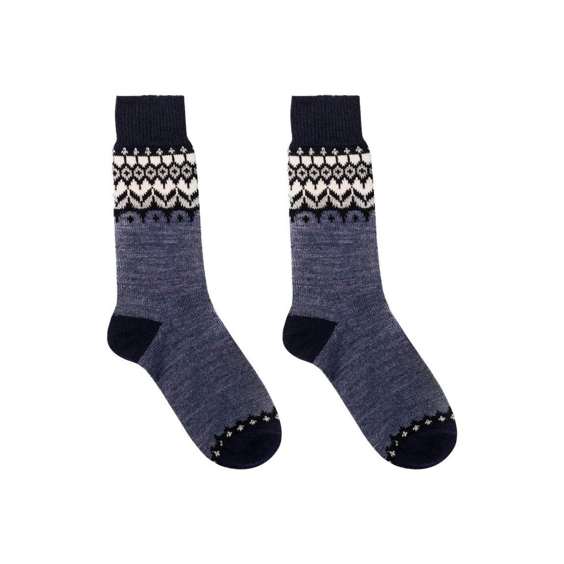 Nordic Socks Merino Wool in PERFORM™ (Jorunn - Denim) - Unisex