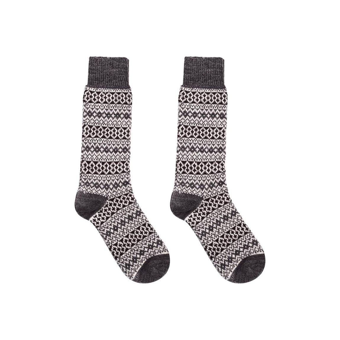Nordic Socks Merino Wool in PERFORM™ (Torsten - Charcoal) - Unisex